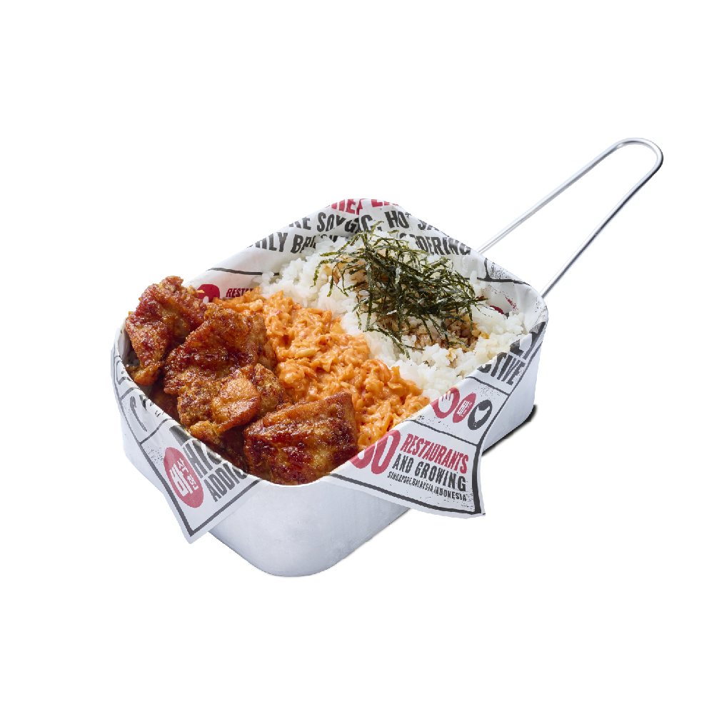 Boneless chicken bites Rice Box